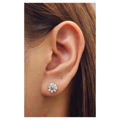 3.15 ct Diamond Stud Earrings