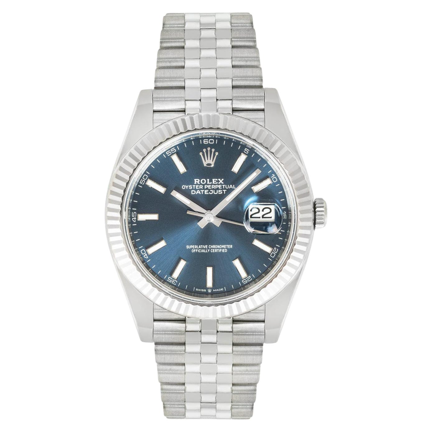 Rolex Datejust 41MM Blaues Zifferblatt 126334