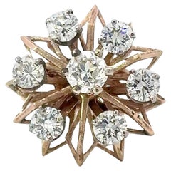 Bague Cocktail Vintage 2.30CT Diamant