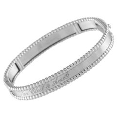 Van Cleef & Arpels Pulsera Perle Oro Blanco 18K Talla Pequeña