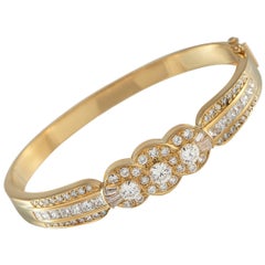 18K Yellow Gold 3.60ct Diamond Bracelet