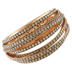 de Grisogono Allegra 18K Rose Gold 30.25ct Diamond Bracelet