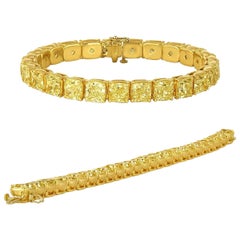 LEGACY 28 Carats Fancy yellow  1 Carats Each  GIA Certified  Natural Brilliance