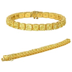 LEGACY 30 Carats Fancy yellow  1 Carats Each Certified  Natural Brilliance
