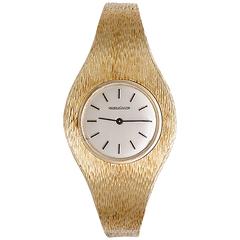 Jaeger-LeCoultre Ladies Yellow Gold Manual Wristwatch