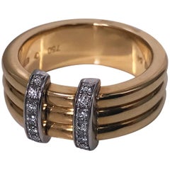 Omega  Diamond Gold Ring