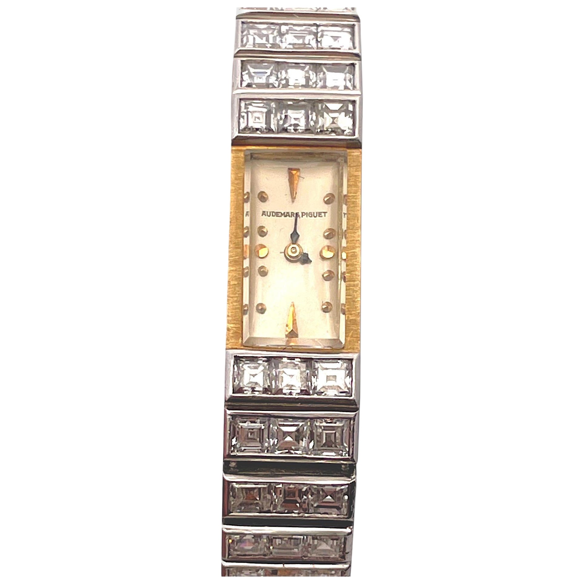 Audemars Piguet Small Ladies diamond watch in 18k Gold