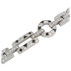 Cartier Panthere de Cartier Onyx Diamond White Gold Bracelet 5