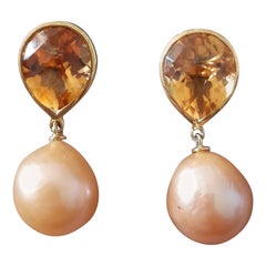 Pearl Dangle Earrings