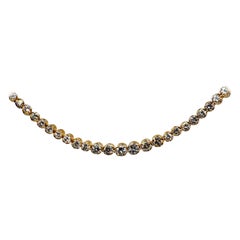Collana in oro giallo 750 con diamante