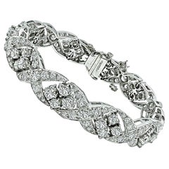 Bracelet en platine avec 12.00ct de diamant