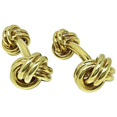 Tiffany & Co Gold Love Knot Cufflinks