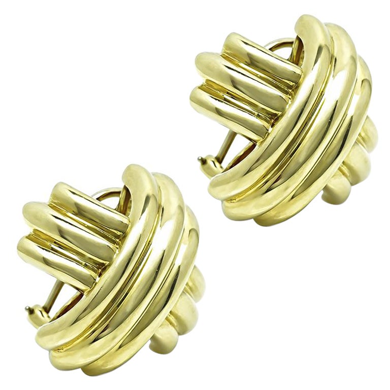 Orecchini in oro Tiffany & Co. in vendita