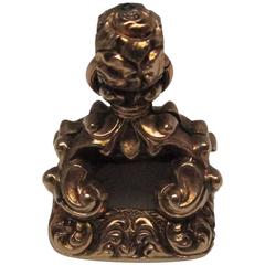 Victorian Chalcedony Gold Fob 5