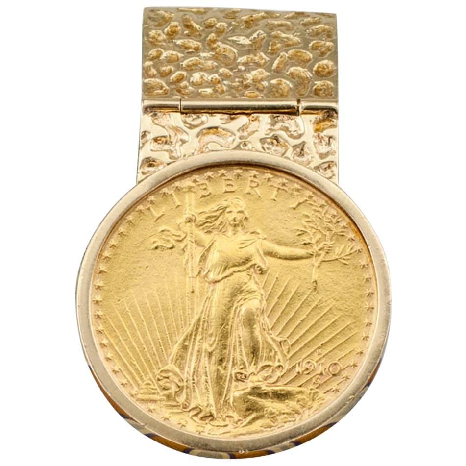 Saint Gaudens Twenty-Dollar Gold Coin Money Clip