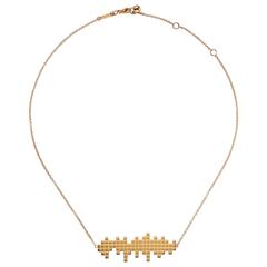 Francesca Grima Rose Gold Equalizer Necklace