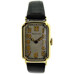 Tiffany & Co. Yellow Gold Manual Wind Wristwatch 3