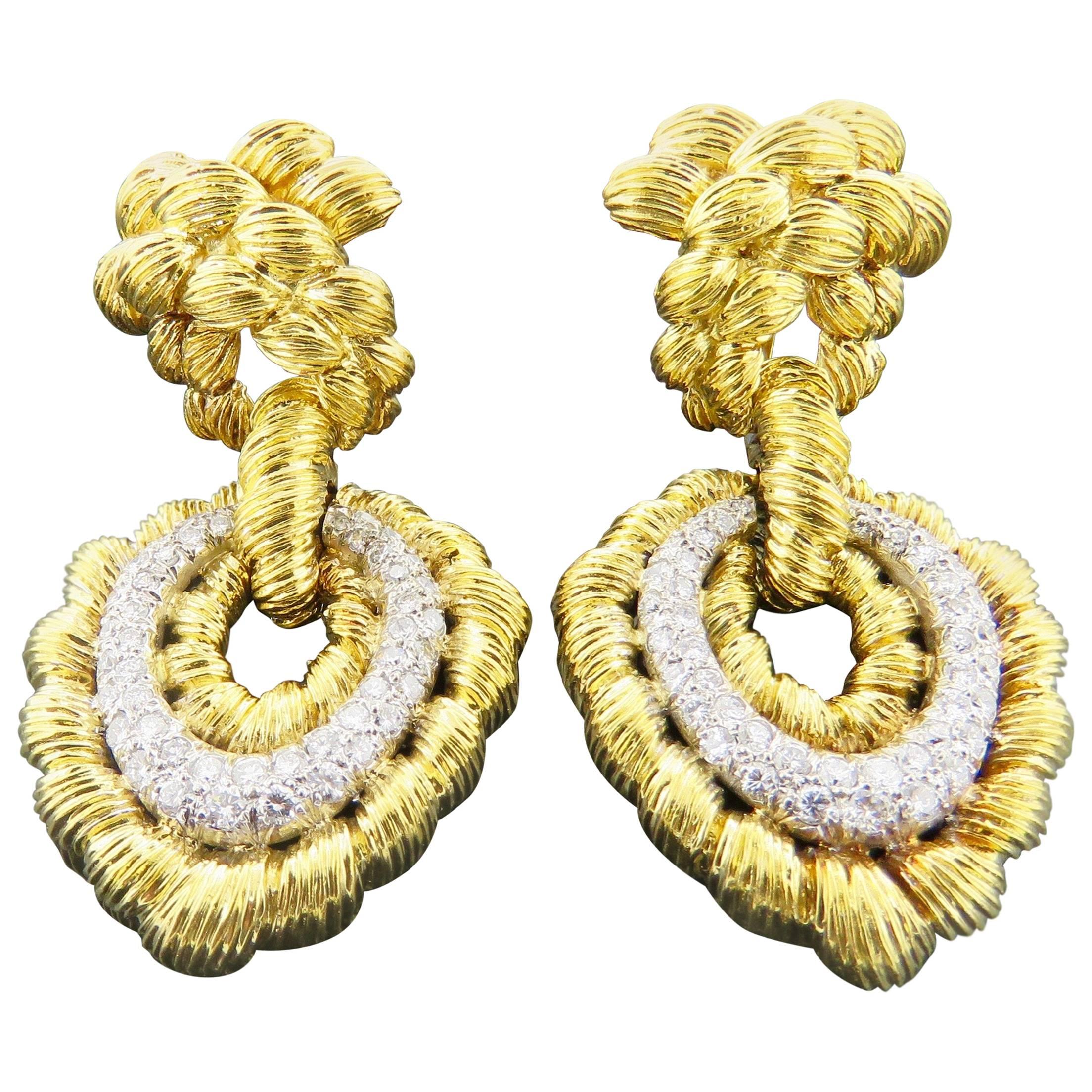 Wander France Gold Platinum Earrings