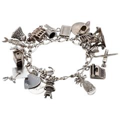 Sterling Silver Charm Bracelet