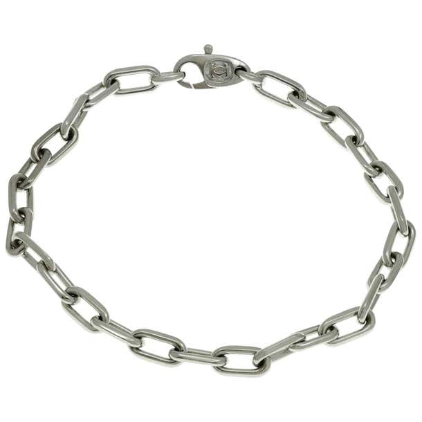 Cartier White Gold Link Chain Bracelet at 1stDibs