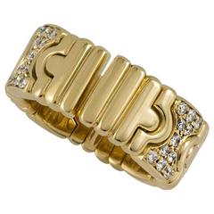 Bulgari Parentesi Diamond and Yellow Gold Ring