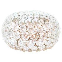 Bespoke White Gold Diamond Bombay Ring 10
