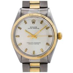 Rolex Yellow Gold Stainless Steel Oyster Perpetual Wristwatch Ref 1005 c1971