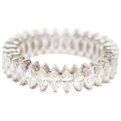 Bespoke White Gold Marquise Diamond Ring 11