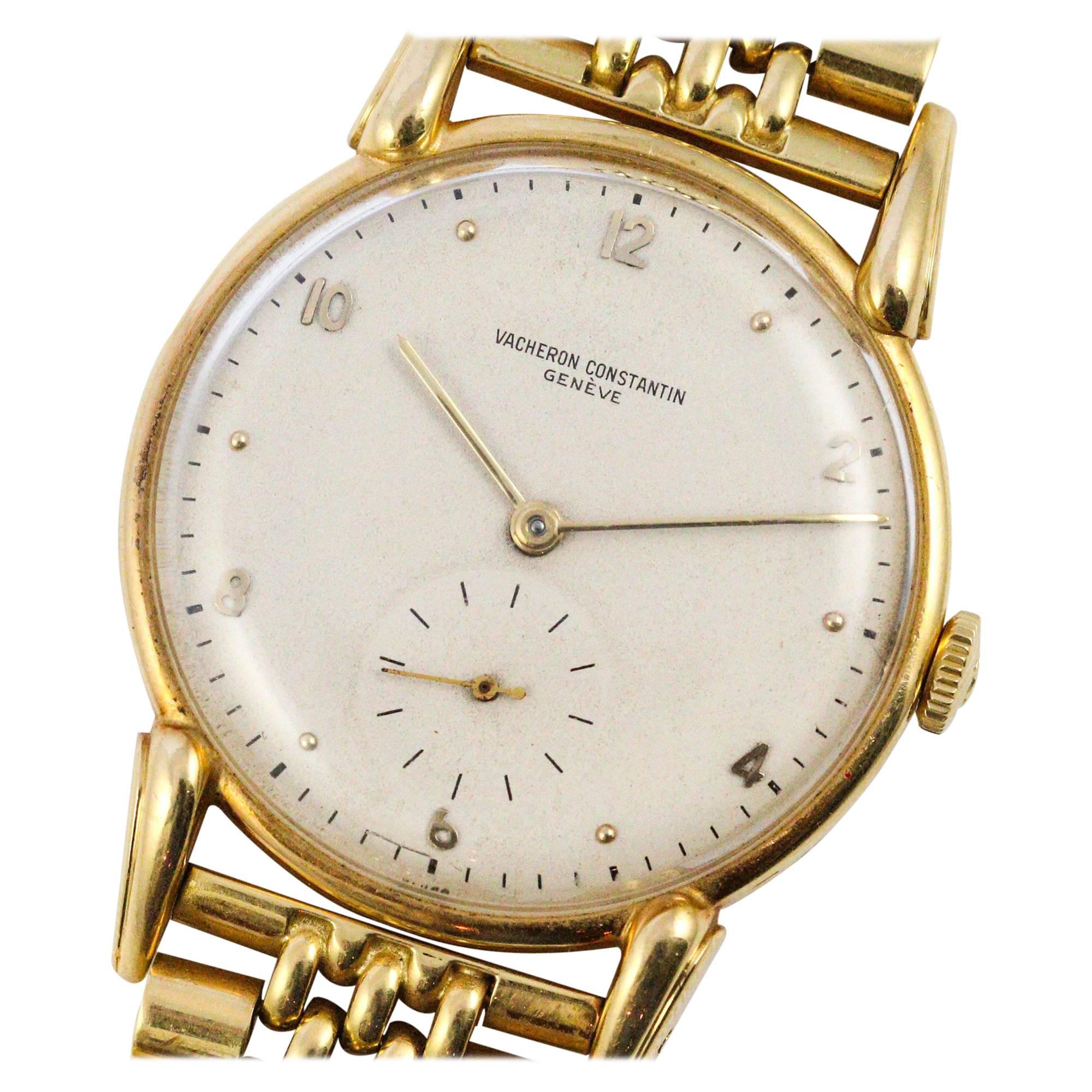 Vacheron Constantin Yellow Gold Manual Wind Wristwatch, circa 1940s