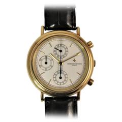 Vacheron Constantin Yellow Gold Chronograph Dial Automatic Wristwatch