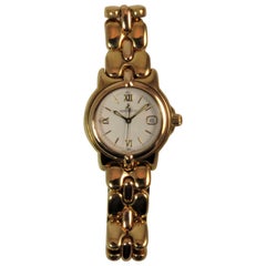 Vintage Bertolucci Yellow Gold Date Bracelet Wristwatch Brand New, Never Worn