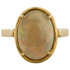3.76 Carat Australian Opal Ring