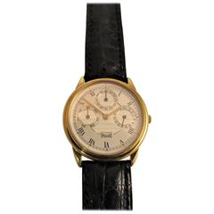 Brand New, Never Worn, Yellow Gold Piaget Automatic Strap Watch