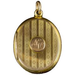 Antique Victorian Gold, circa 1900 Family Locket