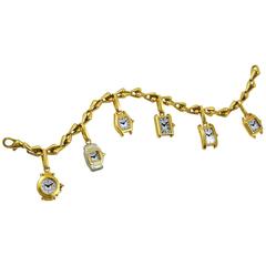 Cartier Gold charm Bracelet 9