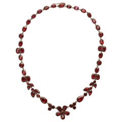 Beautiful Georgian Garnet Necklace