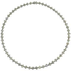 Tiffany & Co. Diamond Lace Collection Platinum Necklace