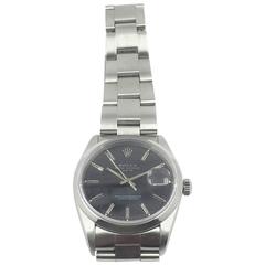 Rolex Stainless Steel Oyster Perpetual Date Wristwatch, 1990s