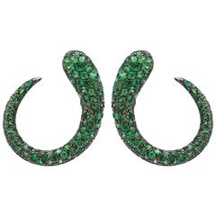 Faraone Mennella Gocce Earrings with Tsavorites 12