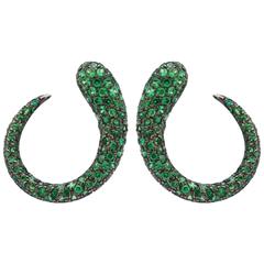 Faraone Mennella Gocce Earrings with Tsavorites