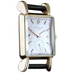 Patek Philippe Rose Gold Manual Wristwatch Ref 2440, circa 1950 10