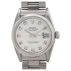 Rolex Stainless Steel Midsize Datejust Wristwatch Ref 68240, circa 1997 5