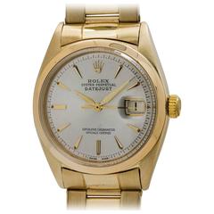 Rolex Yellow Gold Datejust Oyster Perpetual Self Winding Wristwatch, circa 1962 3