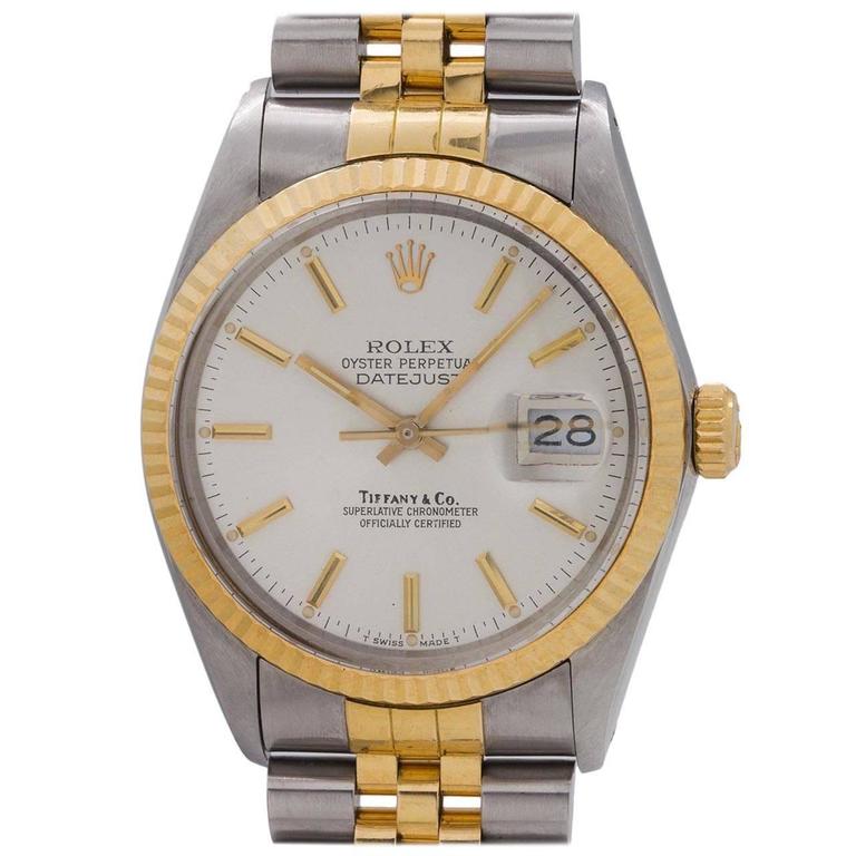 rolex datejust tiffany and co
