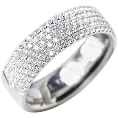 Tiffany & Co. Bague Metro à cinq rangées de diamants de 0,90 carat