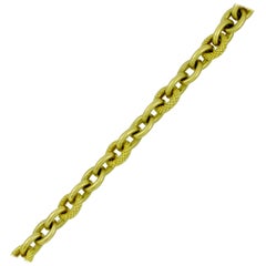 Diamonds Gold Link Necklace 6