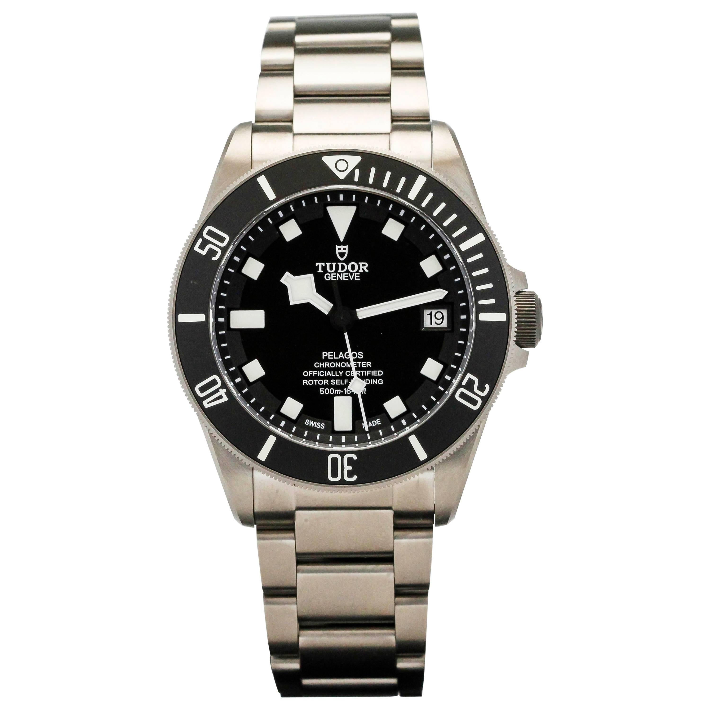Tudor Pelagos Titanium Dive Automatic Wristwatch Ref 25600TN