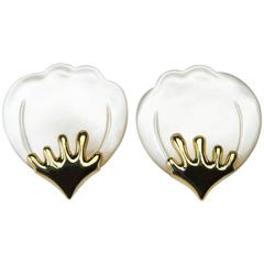 Tiffany & Co. Angela Cummings Mother-of-Pearl Petal Earrings