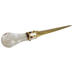 Antique Faberge Jewelled Letter Opener, circa 1900