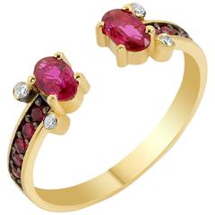 Seraphina Mozambique Ruby Angel Ring